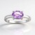 Anello in argento con Ametista
