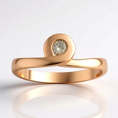 Anello in argento con Diamante Argyle Rose de France I1 (Annette)
