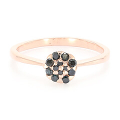 Bague en argent et Diamant fantaisie