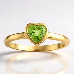 Anello in argento con Peridoto