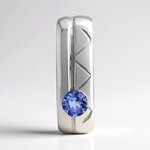 Ciondolo in argento con Tanzanite (Pallanova)