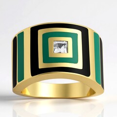 Anello in argento con Topazio Bianco