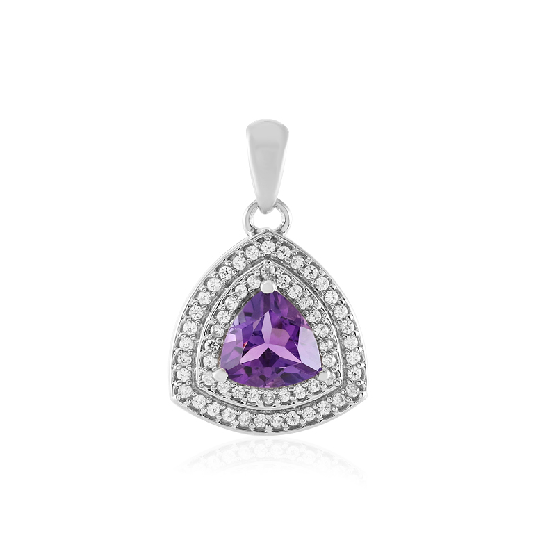 925 Pendente Argento Sterling Collana Verde Ametista Fatto Gioielli PS 925 Pendente Argento Sterling Collana Verde Ametista Fatto Gioielli PS