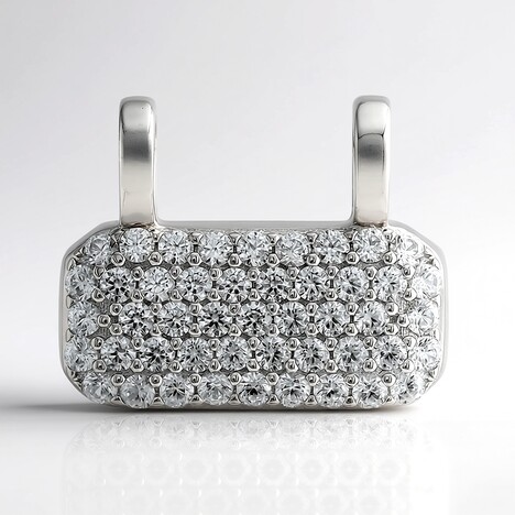 Ciondolo in argento con Zircone (MONOSONO COLLECTION)