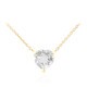 Collier en argent et Topaze blanche