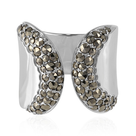 Anello in argento con Marcassite (Annette classic)