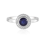 Madagascar Blue Sapphire Silver Ring