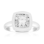 Weißer Kunzit-Silberring (Pallanova)