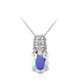 Collana in argento con Quarzo Moonlight