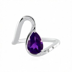 Sibirischer Amethyst-Goldring (de Melo Gold)