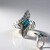 Anello in argento con Turchese Kingman (Desert Chic)