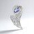 Ciondolo in argento con Tanzanite (MONOSONO COLLECTION)