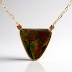 Collana in oro con Ammolite (de Melo)