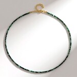 Collana in argento con Smeraldo Zambia