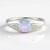 Bague en argent et Opale Welo