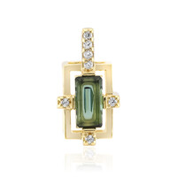 Ciondolo in argento con Indicolite (Adela Silber)
