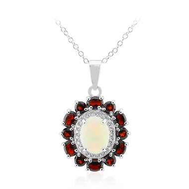 Welo-Opal-Silberhalskette