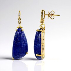 Orecchini in oro con Lapislazzuli