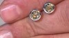Pendientes en plata con Diáspora de color cambiante