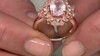 Anillo en plata con Cuarzo rosa