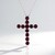 Collana in argento con Rodolite