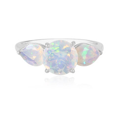 Zilveren ring met een Welo-opaal (de Melo Essence)
