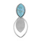Ciondolo in argento con Turchese (dagen)
