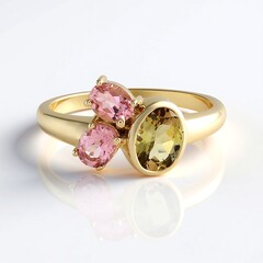 Anello in oro con Tanzanite Gialla (non riscaldata)
