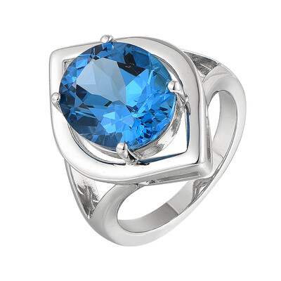 Zilveren ring met een Marambaia-topaas