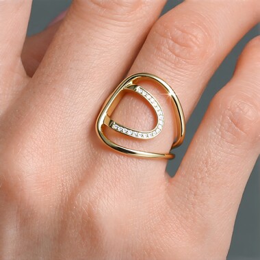 Bague en or et Diamant I2 (H) (de Melo Gold)