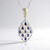 Collier en argent et Kyanite du Népal (Dallas Prince Designs)