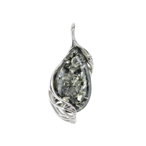 Baltischer Bernstein-Silberanhänger (dagen)