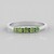 Anello in argento con Demantoide