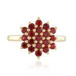 Anello in argento con Rubino Tanzania