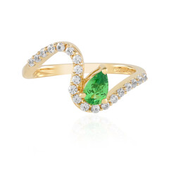 Anillo en plata con Tsavorita Lemshuku
