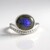 Anello in argento con Labradorite Blu Maniry (KM by Juwelo)