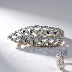 Anello in argento con Citrino