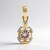Ciondolo in oro con MORGANITE MARROPINO AAA