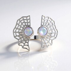 Anello in argento con Opale di Welo