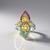 Anello in argento con Berillo Giallo