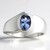 Anello in argento con Tanzanite (non riscaldata) (Pallanova)