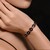 Granat-Silberarmband