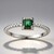 Anello in argento con Indicolite (Adela Silber)