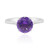 Bolivianischer Amethyst-Silberring