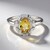Anello in argento con Berillo Giallo