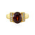 Anillo en plata con Zircón cognac