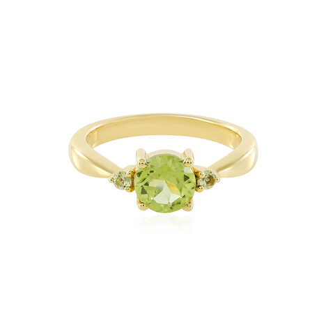Anillo en plata con Peridoto