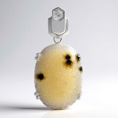 Ciondolo in argento con Agata Glitter