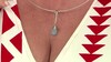 Colgante en plata con Ónix azul (MONOSONO COLLECTION)