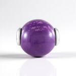 Ciondolo in argento con Fosfosiderite (MONOSONO COLLECTION)